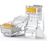 Коннектор UGREEN NW120 60558 Cat 6 Unshielded RJ45 Modular Plugs 100 шт. Цвет: прозрачный 60558_ 1