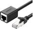 Удлинитель UGREEN NW112 11279 Cat 6 F/UTP Ethernet RJ45 Extension Male/Female Patch Cords. Длина 1 м. Цвет: черный 11279_ 1