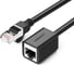 Удлинитель UGREEN NW112 11279 Cat 6 F/UTP Ethernet RJ45 Extension Male/Female Patch Cords. Длина 1 м. Цвет: черный 11279_ 2