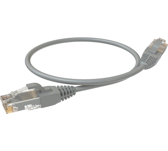 Патч-корд U/UTP SYSMATRIX категория 5е 2xRJ45 неэкранированный серый LSZH 0,3м ( 10шт, в упаковке ) PC 4545,5EU26,03LSZHGY,VI10