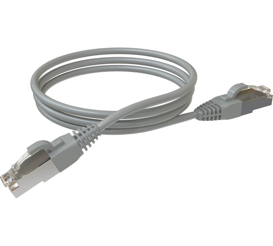 Патч-корд экранированный RJ-45 SYSMATRIX Кат.5е 2 метра LSZH серый PC 4545.5ES26.2LSZHGY 1