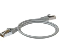 Патч-корд SYSMATRIX F/UTP категория 5е 2xRJ45 экранированный серый LSZH 1м (10шт) PC 4545.5ES26.1LSZHGY.VI10