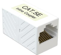 Проходной адаптер SYSMATRIX RJ45-RJ45 (8p8c) категория 5е неэкранированный цвет белый ( 3шт. в упаковке ) CC RJ45.5EU.WH.VI3