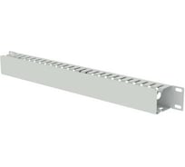 Кабельный организатор Filum 19, 1U, горизонтальный, металлический, с крышкой, серый FL-CMC-1U-GY