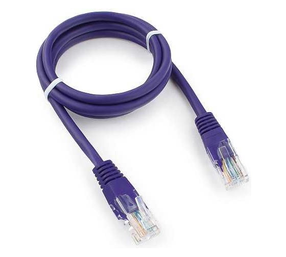 Патч-корд RJ45 - RJ45 LANMASTER 4 пары, FTP, категория 6, 0.5 м, фиолетовый, LSZH, LAN-PC45/S6-0.5-VI 1