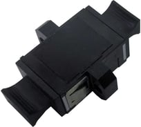 Адаптер оптический LANMASTER MPO тип B, с фланцами, черный LAN-MPO-BM-MM