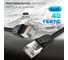 Прямой литой патч-корд RJ45 GCR LSZH PROF категории 8 ethernet 5.0m F/FTP, CU, 26 AWG, черный, экран, VIV52I350 3