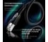 Прямой литой патч-корд RJ45 GCR LSZH PROF категории 8 ethernet 5.0m F/FTP, CU, 26 AWG, черный, экран, VIV52I350 5