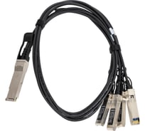 Кабель XBIT QSFP+ 40G Breakout DAC 4xSFP+ 1м Q40GBT01