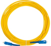 Соединительный волоконно-оптический шнур XBIT оптический патчкорд SC(UPC)-SC(UPC) G.652D simplex 10 метров PC-SC/U-SC/U-OS1-S-10