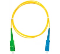 Соединительный волоконно-оптический шнур XBIT оптический патчкорд SC(APC)-SC(UPC) G.652D simplex 1 метр PC-SC/A-SC/U-OS1-S-01