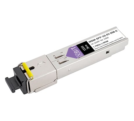 Модуль XBIT SFP 1G WDM SC (9dB) 1550нм 3км S1GW0355-31S