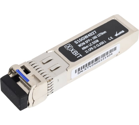 Модуль XBIT SFP+ 10G WDM 1270нм LC 40км S10GW4027 1