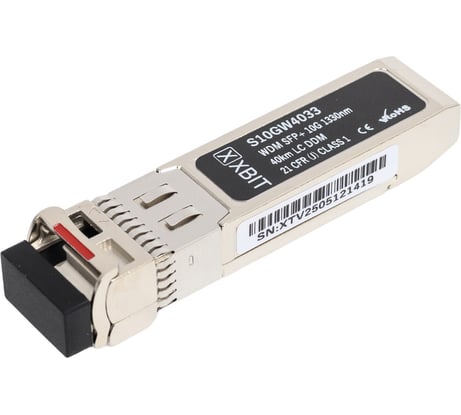Модуль XBIT SFP+ 10G WDM 1330нм LC 40км S10GW4033