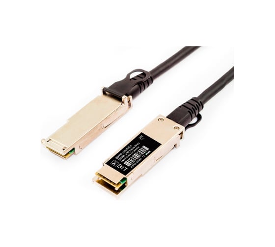 Кабель XBIT QSFP28 100G DAC 1м Q100GT0130