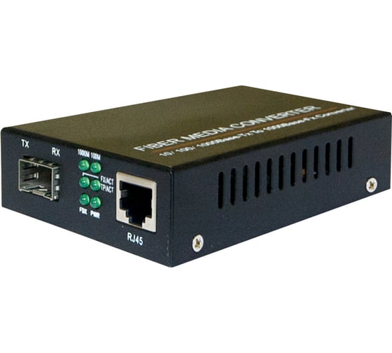 Медиаконвертер XBIT SFP 10/100/1000Base-TX/1000Base-FX, без SFP модуля MC-1G-SFP 1
