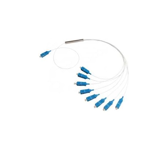 Оптический сплиттер планарный XBIT PLC, SC/UPC, 24 выхода, в гильзе PLC-ST-1x24-SC/U-1.5