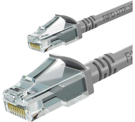 Патч-корд Ripo UTP Cat 5E, RJ45, 3 m (серый), (в упк. 10шт.) 003-300007-10 1