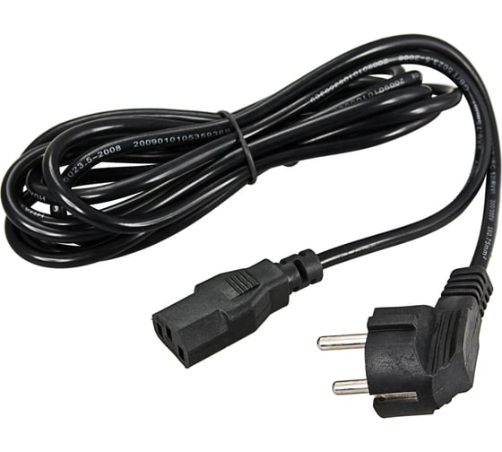 Шнур сетевой REXANT СЕЕ 7/7 (Schuko) – IEC 320 C13 3x1,0мм², длина 3м 04-2739