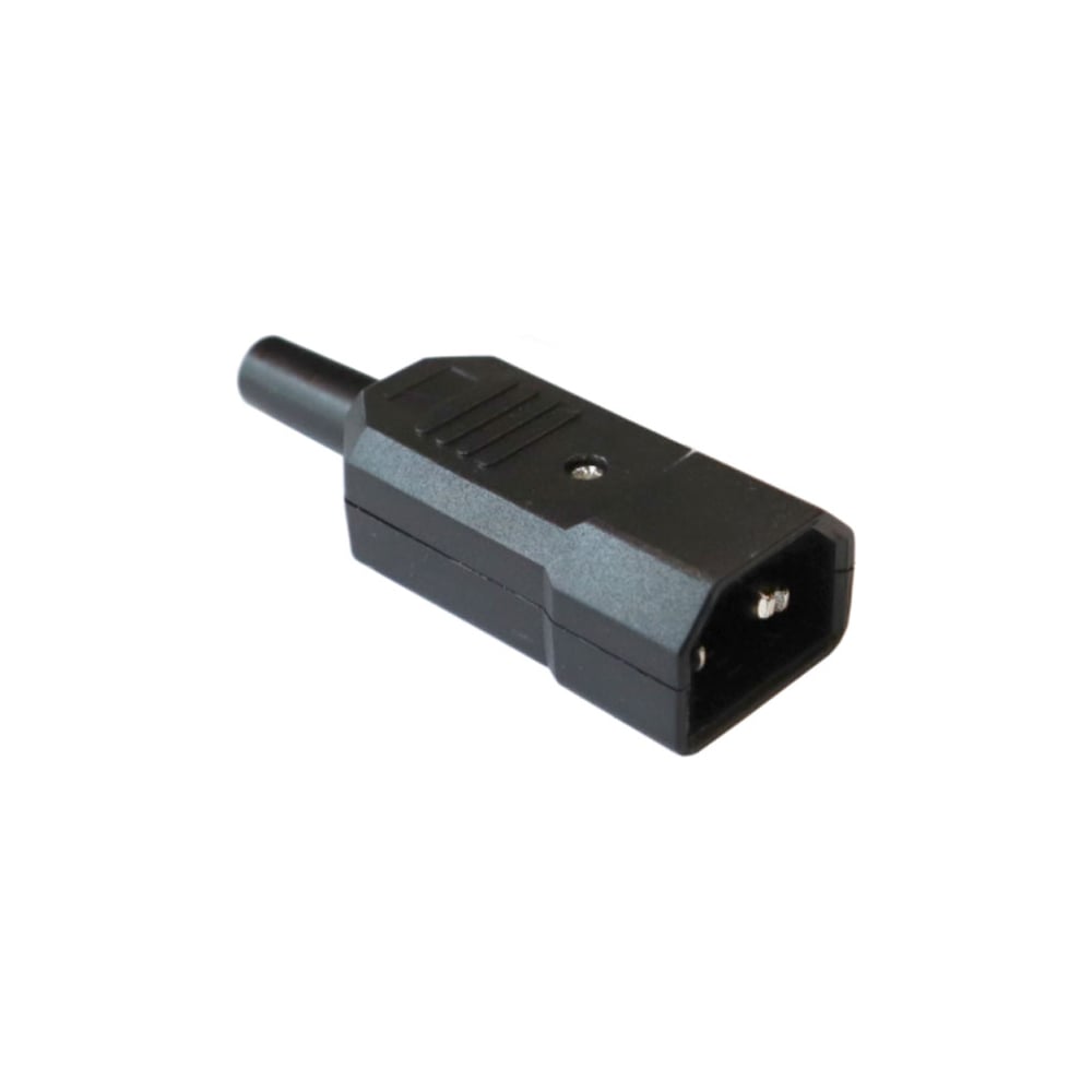 Электрическая кабельная вилка LANMASTER IEC 60320, C14, 10A, 250V ...