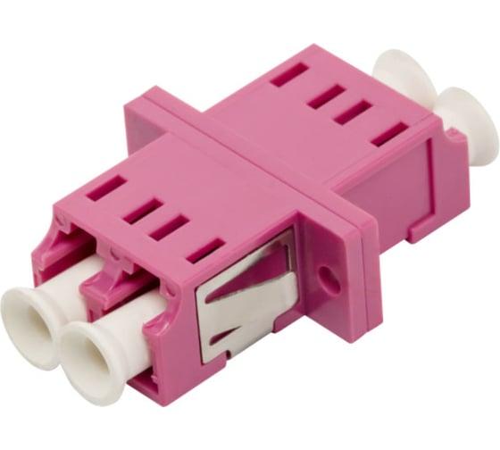 Оптический адаптер LANMASTER LC, OM4, корпус SC, дуплексный LAN-2LC/S-AM-OM4 1