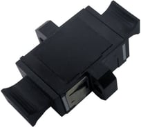 Оптический адаптер LANMASTER MPO, с фланцами, черный LAN-MPO-AM-MM