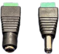 Разъем питания ComOnyx DC 2,1x5,5 под винт: мама папа, комплект 5 пар, CO-KC-006, 121-006