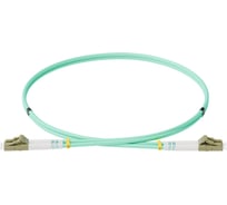 Патч-корд оптический ONTEK дуплексный, LC-LC, UPC, 3.0 м., OM3, LSZH, бирюзовый ONTEK.PCO-3.0-DPC.MM.UPS.LL.OM3