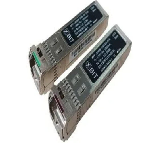 Комплект модулей SFP+ XBIT 10G WDM 1330нм/1270нм LC 3км 2 шт S10GW0327/33K2 1