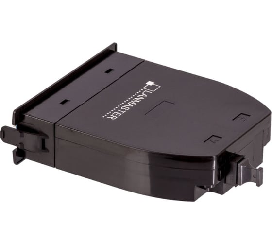 MPO кассета LANMASTER OS2, 12xLC, тип B, низкие потери, черная LAN-MCSB-1M-12LC/OS2