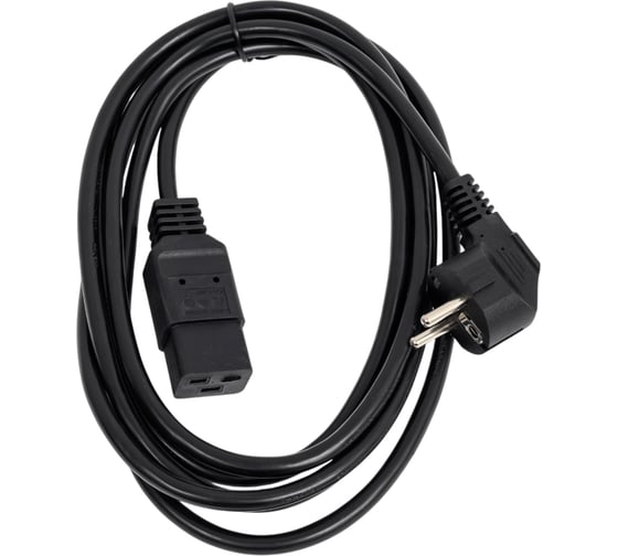 Кабель питания A1 5 м, C19-С20, 3x1. 5 мм², 3500 Вт, черный A1-PC15-C19-C20-5M A1-PC15-EU-C19-3M 1