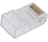 Коннектор А1, RJ-45, 5E кат., 8p8c, 6 мкм, для одножильного кабеля, уп/ 100 шт A1-LPU5E-2 2