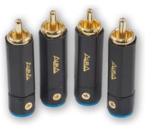 Коннектор для кабеля AurA RCA - до 6 мм, 4шт., блистер RCA-P613