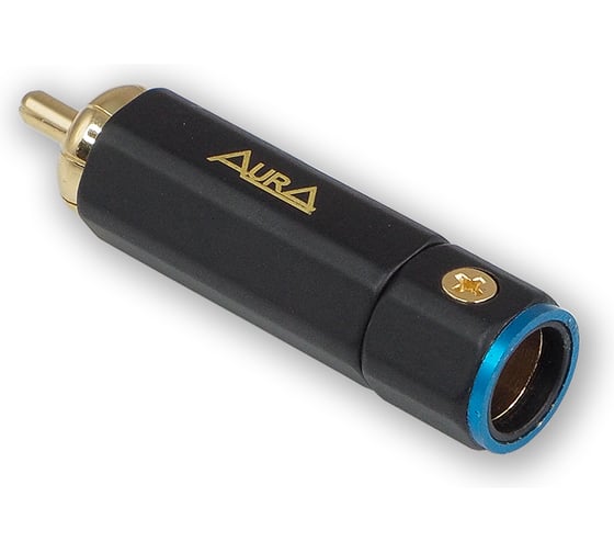 Коннектор для кабеля AurA RCA - до 6 мм, 4шт., блистер RCA-P613