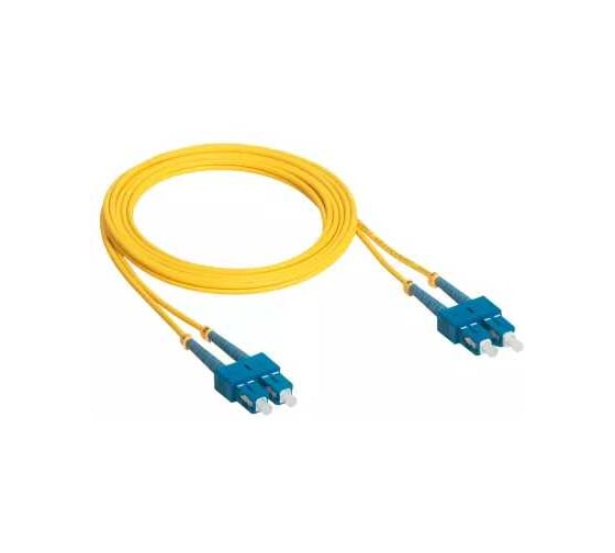 Шнур оптоволоконный Legrand OS1/2, одномодовый, SC/SC, 2 м, желтый 032601