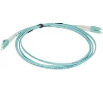Шнур оптоволоконный Legrand OM4, многомодовый, LC/LC, 2 м, цвет морской волны 032635