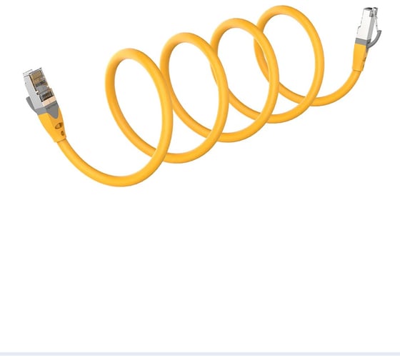 Патч-корд VENTION прямой SFTP cat.6A, RJ45 - 0,3м. Желтый IBHYAA 1