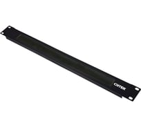 Организатор щеточный ONTEK крепление 19 1U, черный RAL 9005 COB1U-9005