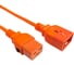 Кабель питания Filum 3x1.5 С19 - C20 с фиксацией, 220/250В, 16А, оранжевый, 0.5м FL-PC-C19F/C20F-C-0.5-OR 1