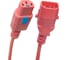 Кабель питания FL-PC-C13F/C14F-C1-1.0-RD 3x1.0 С13 - C14 с фиксацией, 220/250В, 10А, красный, 1м Filum 00-01111320 2