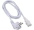 Кабель питания Cablexpert Schuko-C13, 3x1.0мм2, 10A, с заземлением, медь, 2м, белый, пакет, PC-186W-1-2M 1