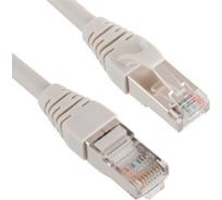 Патч-корд Advant кат. 5е, F/UTP, 4 пары (AWG24), многожильный, оболочка PVC, цвет: серый, длина: 1 м ADV5е-FPC01-PG
