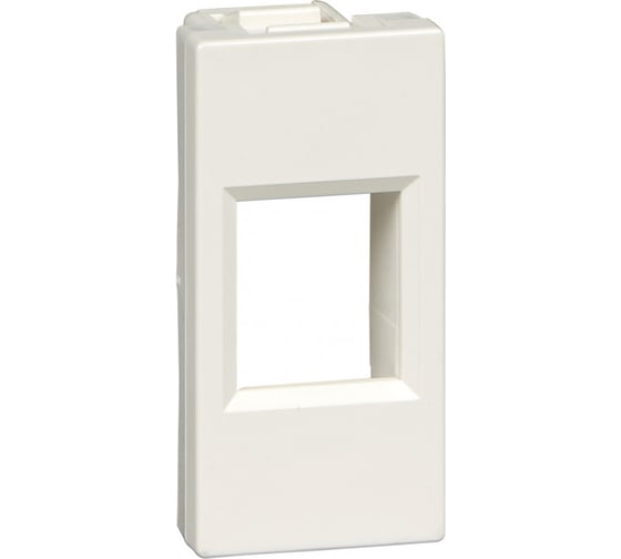 Лицевая плата Systeme Electric W45 1 мод 1xKeystone RAL9010 RIN-145-BE 40 шт 14690201010989 1