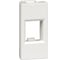 Лицевая плата Systeme Electric W45 1мод 1xKeystone RAL9003 RIN-145-B 40 шт 14690201010972 1