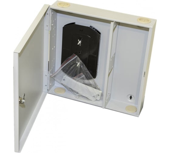 Оптический универсальный бокс Hyperline FO-WBX-4xSLT-W140H42-32UN-GY настенный, от 8 до 32 п 250442