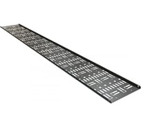 Перфорированный вертикальный кабельный организатор-лоток Hyperline CDV-150x9-22U-RAL9005 150 443439