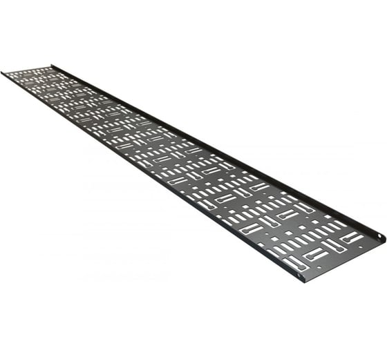 Перфорированный вертикальный кабельный организатор-лоток Hyperline CDV-150x9-22U-RAL9005 150 443439