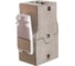 Проходной адаптер Hyperline CA2-KJ-C6-SH-BK (coupler), RJ-45(8P8C) формата Keystone Jack 444916 2