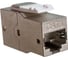 Проходной адаптер Hyperline CA2-KJ-C6-SH-BK (coupler), RJ-45(8P8C) формата Keystone Jack 444916 3