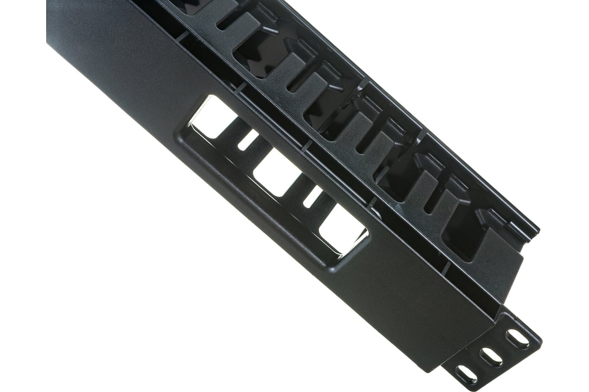 Кабельный организатор Hyperline CM-1U-D53-PL-COV пластиковый с крышкой ...